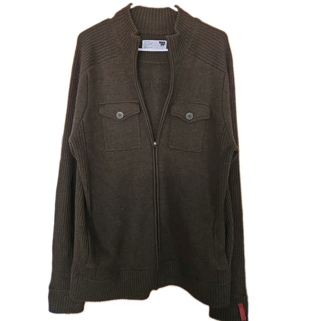 Massif Collection Jacket Men’s Size Medium Pocket Green Military Utility XL NEW*
